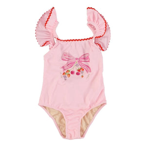 Bebe Organic - Juliet Ruffled Swimsuit | Powder Pink