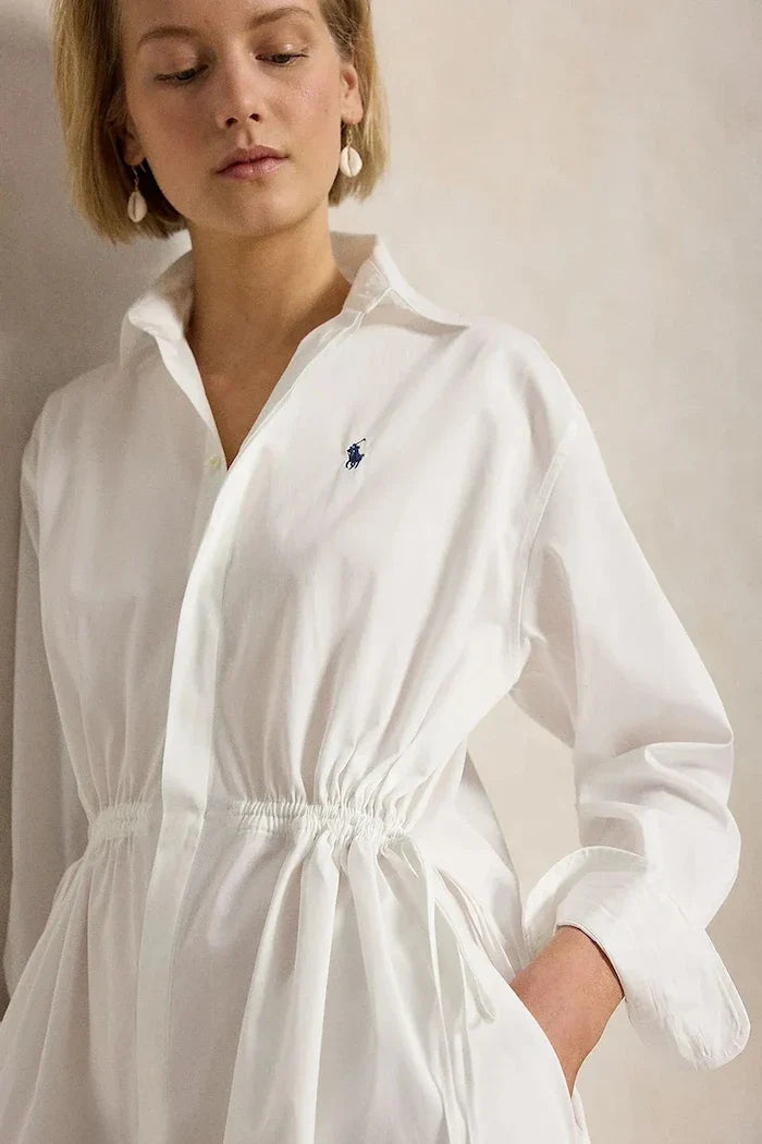 Polo Ralph Lauren pamuklu gömlek elbise MW CTN PW-WVN-DRESSES
