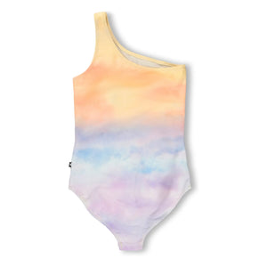Molo - Asymmetrical Swimwear Nai Sunset Smile Recycled Fibres | Orange