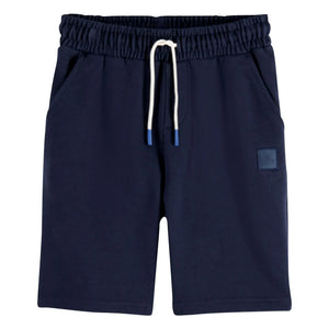 Scotch & Soda - Jogger Shorts with Logo Badge | Navy Blue