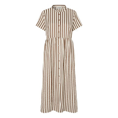 Lollys Laundry - Aliya Cotton Dress | Mocha