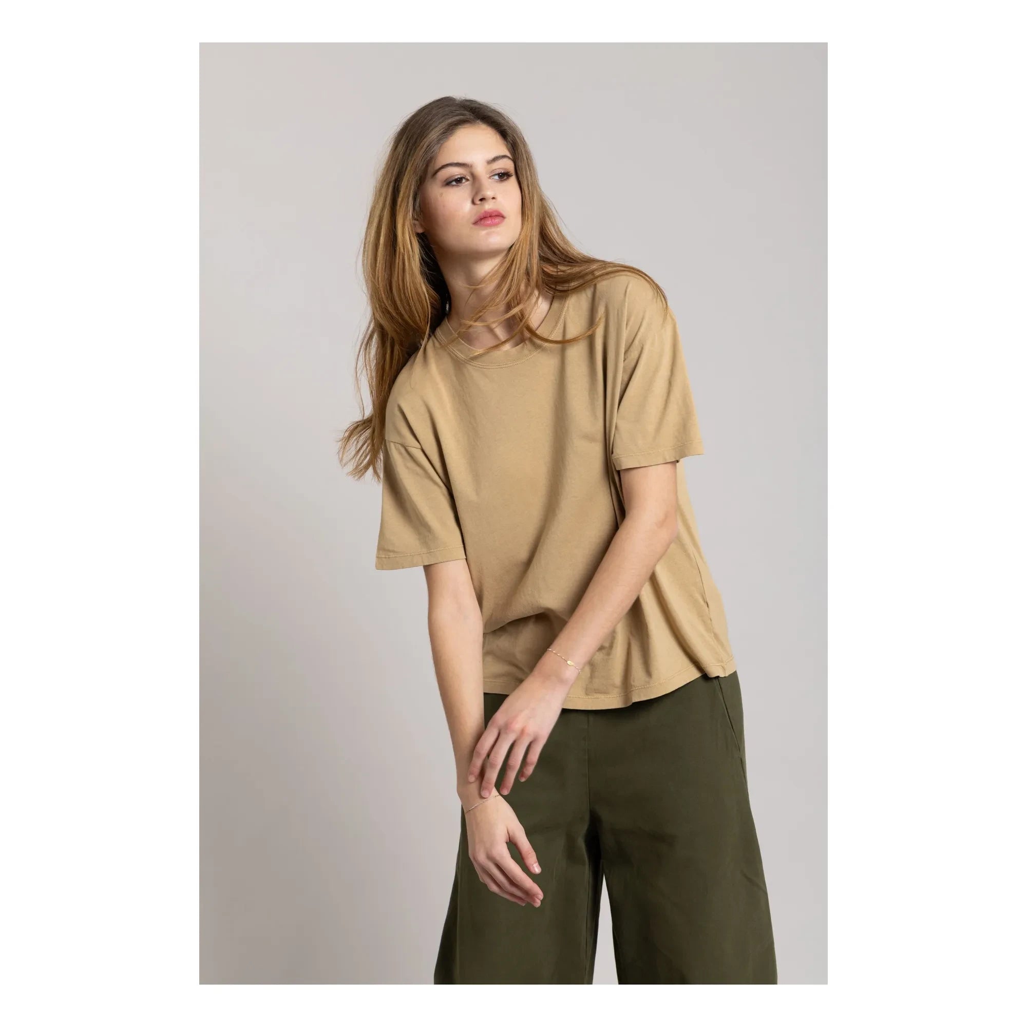 Smallable Woman - Hana Organic Cotton T-Shirt | Camel