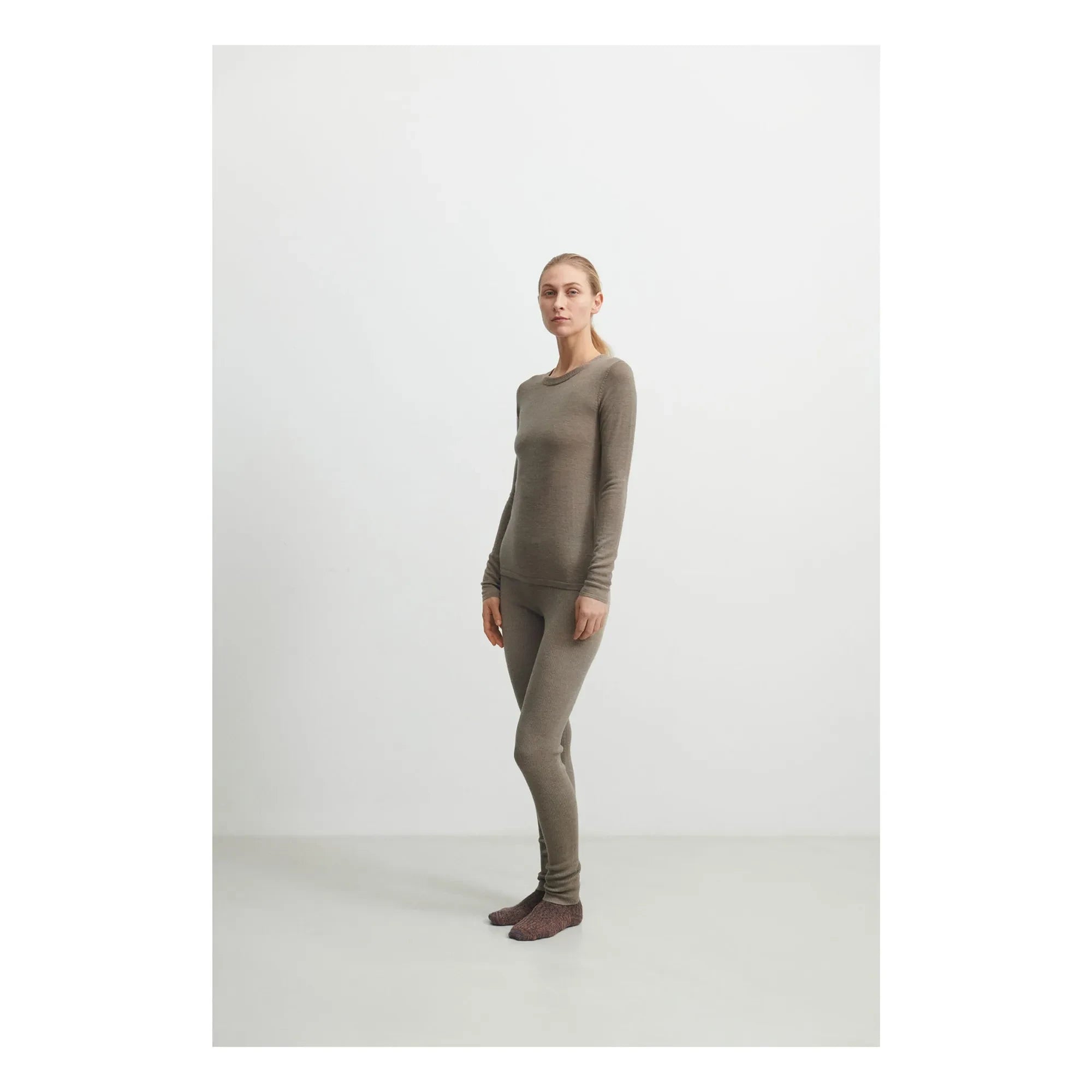 FUB - Merino Wool Leggings - Women's Collection | Beige
