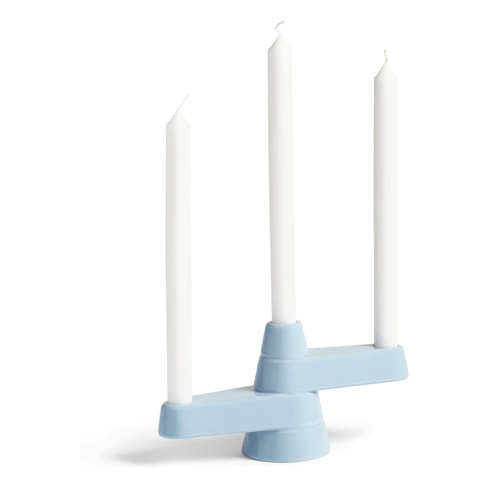 &Klevering - Raw Dolomite Candle Holder | Blue