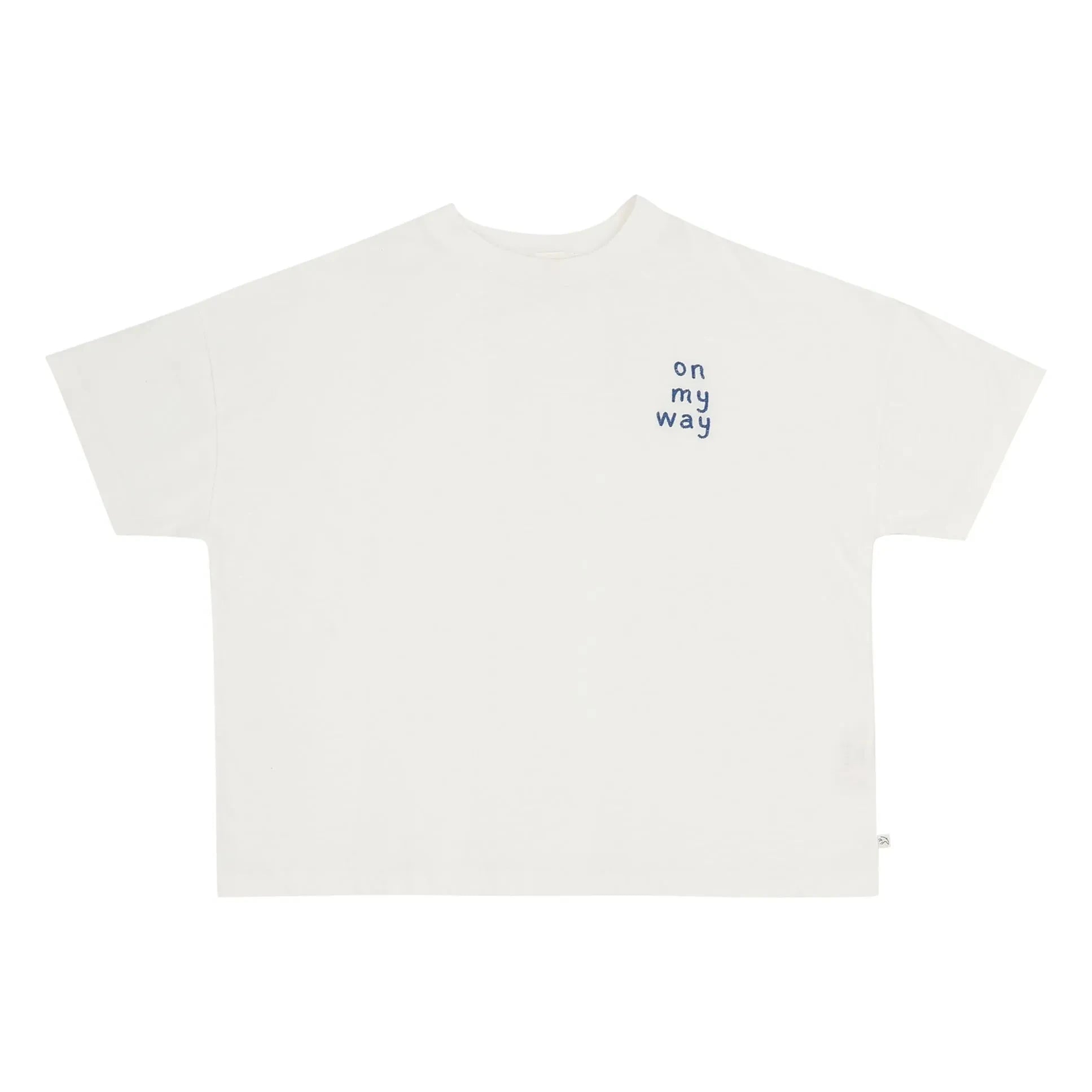 Jenest - Oversized T-Shirt Ben On my Way Organic Cotton | White