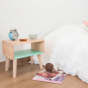 Paulette et Sacha - Notched Side Side Table | Light Yellow
