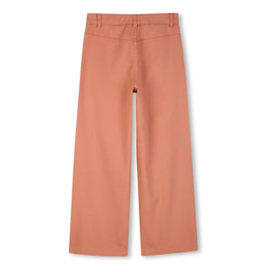 Chloé - Organic Cotton Linen Pants | Coral