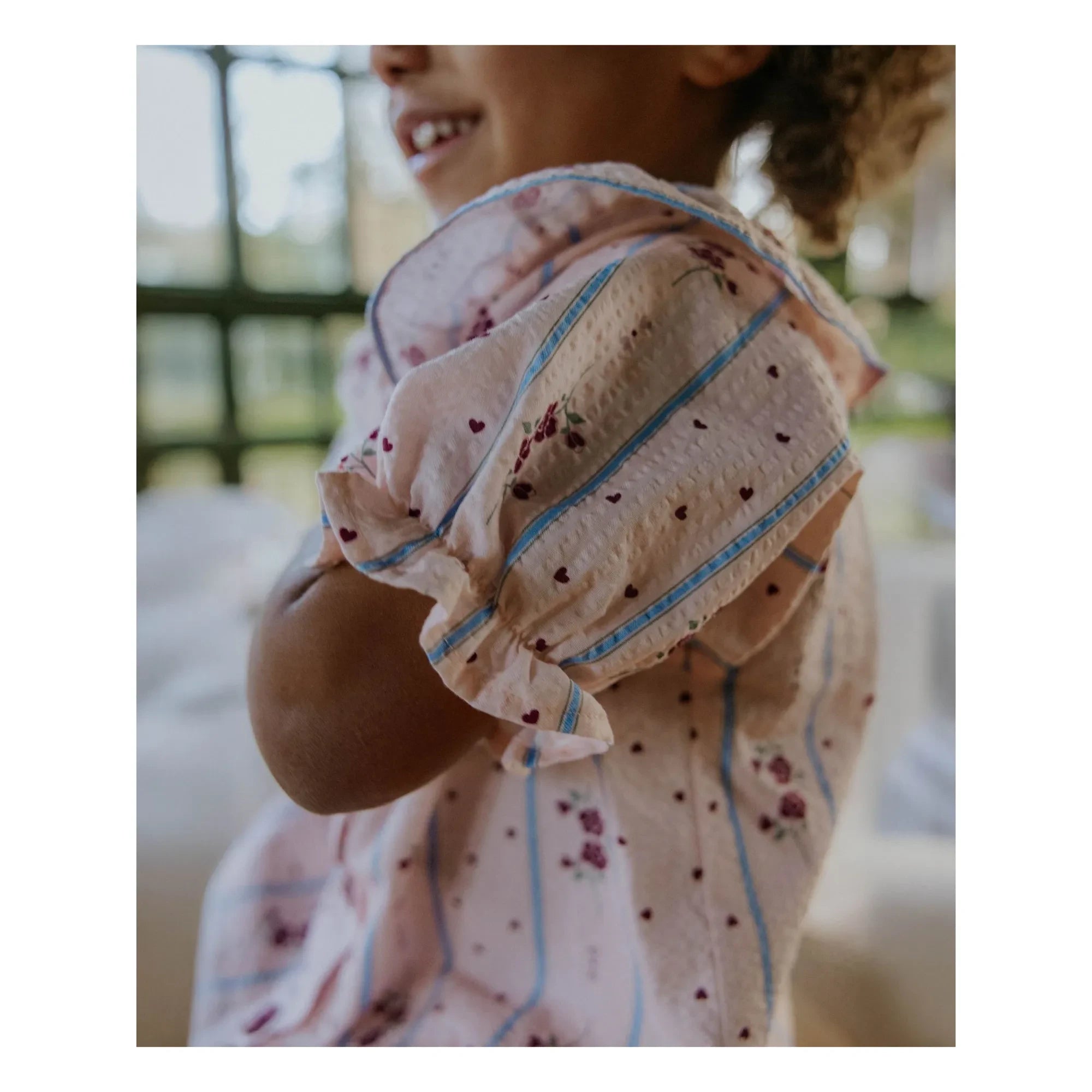 Fliink - Volanlı Bluz Colombe | Pembe