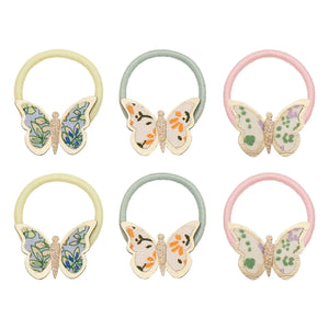 Mimi & Lula - 6-Piece Floral Hair Clip Set | Light Blue