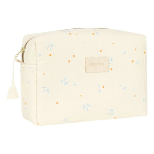 Nobodinoz - Canvas Bag Diva Orange Cherries | Beige