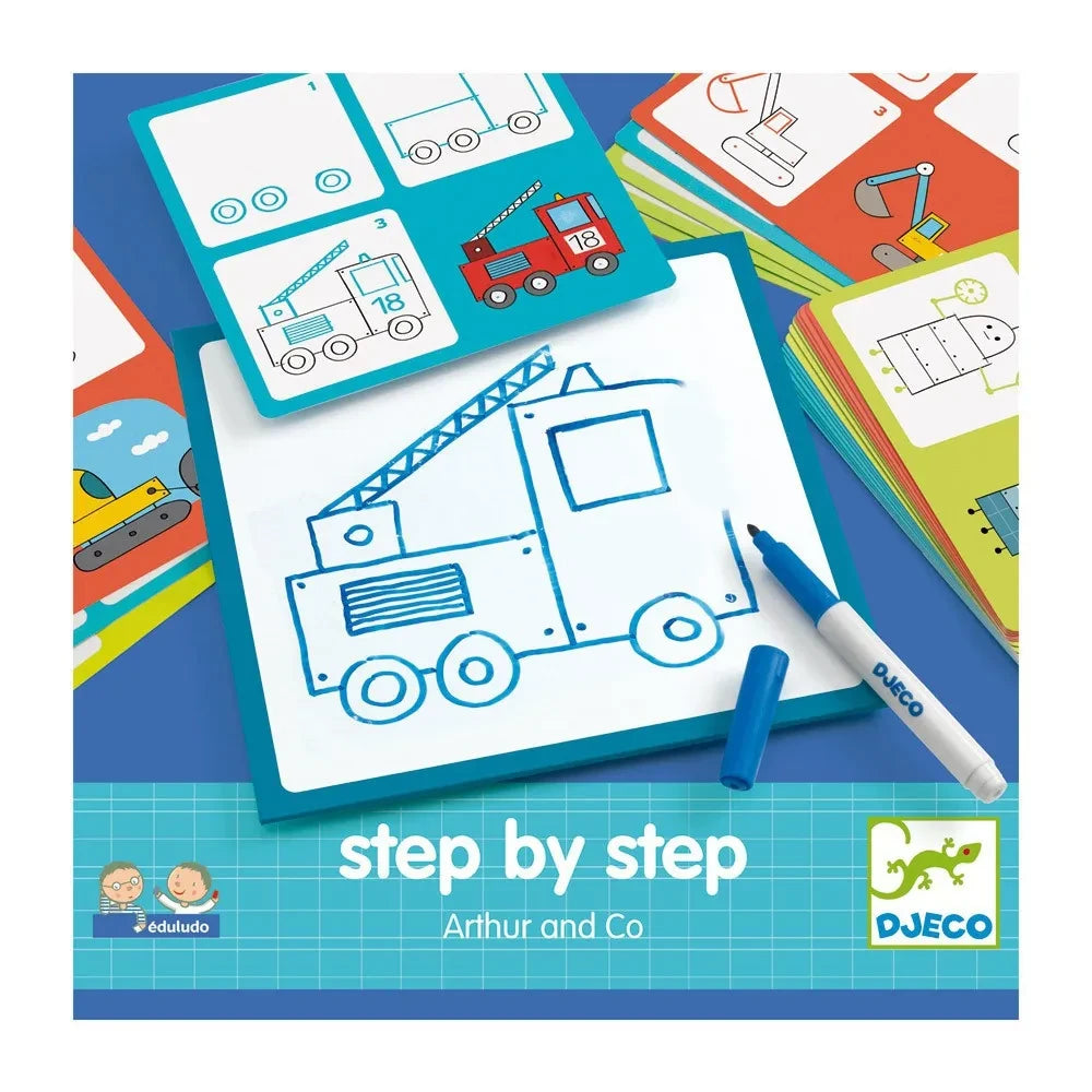 Djeco - Arthur and Co - Drawing Learning Kit