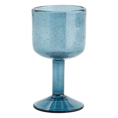 Madam Stoltz - Wine Glass | Blue