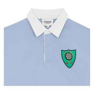 Finger in the nose - Ezra çizgili organik pamuk polo shirt | Steel