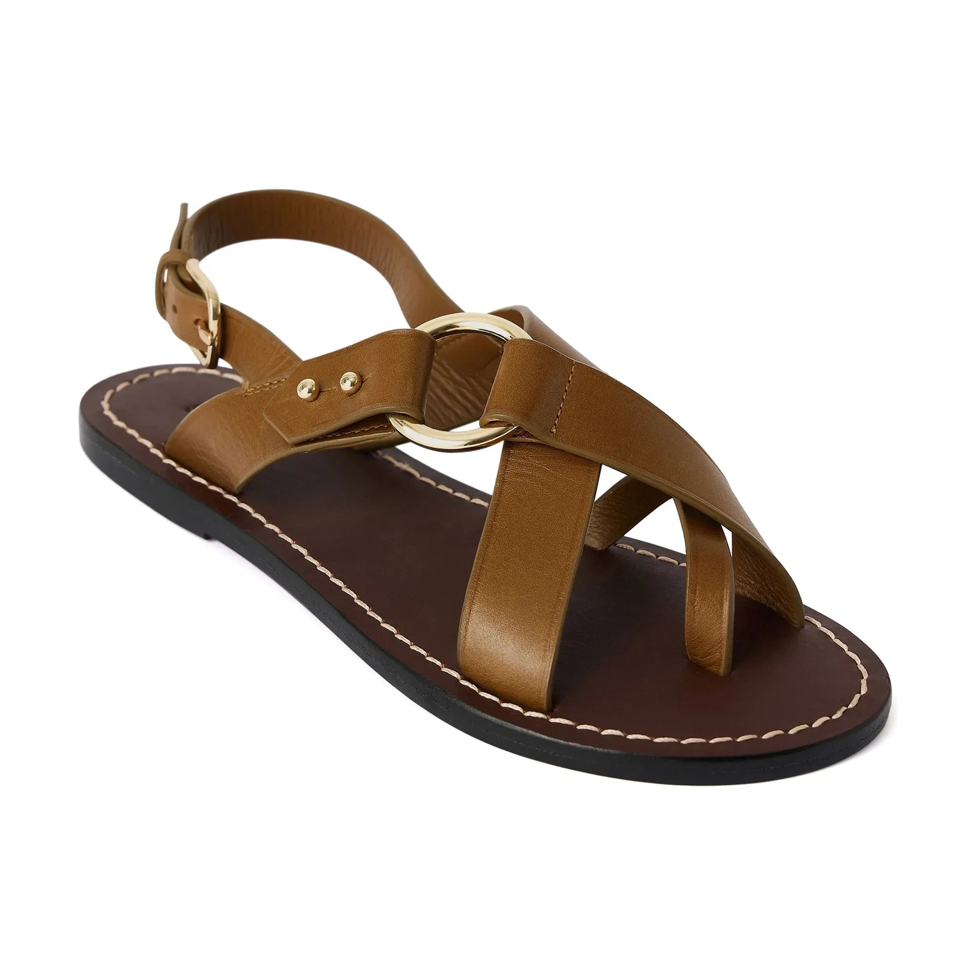 Soeur - Florence leather sandals | Bronze
