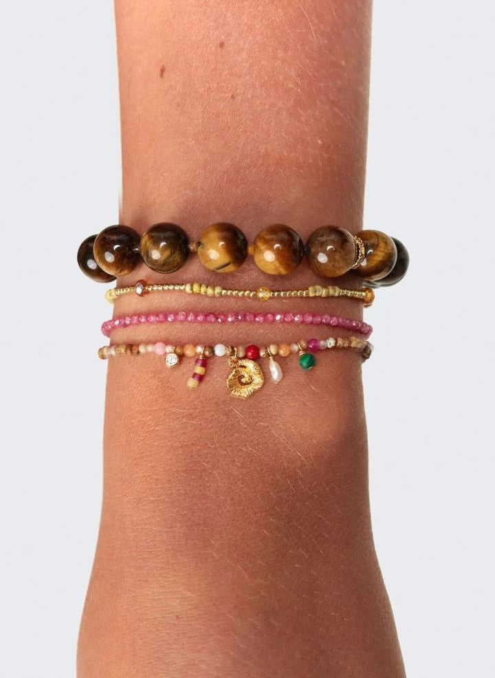 Anni Lu - Pink Mood Bracelet | Hibiscus