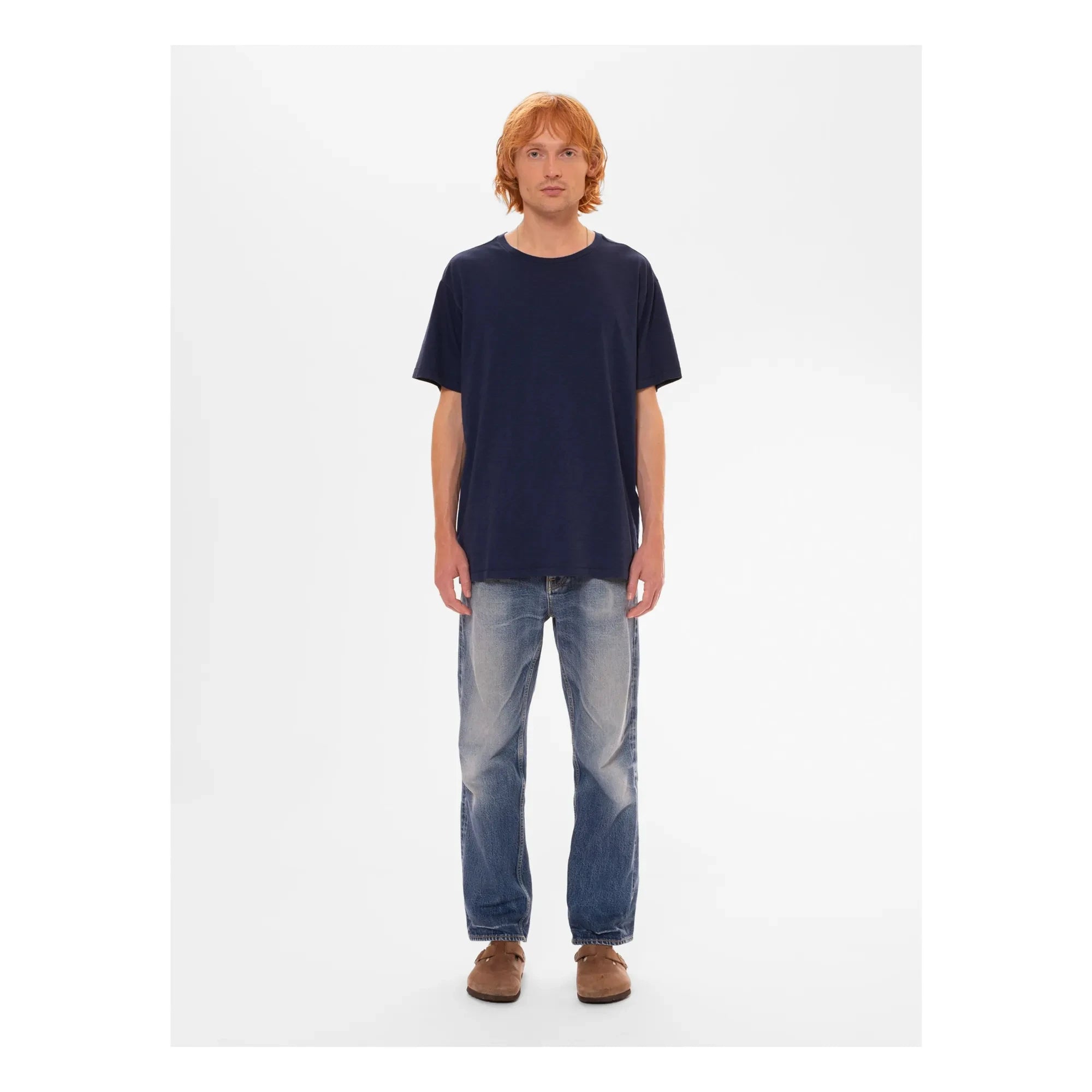 Nudie Jeans - Roffe Tişört | Mavi
