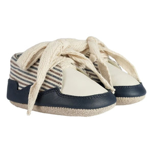 Donsje - Pluksel Striped Sneakers | Night Blue