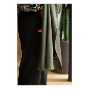 Mama Hangs - Organic Cotton Baby Swaddle | Olive green
