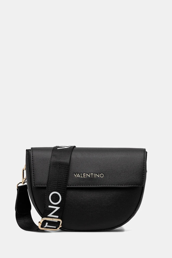 Valentino Bags kadın imitasyon deri kruvasan çanta
