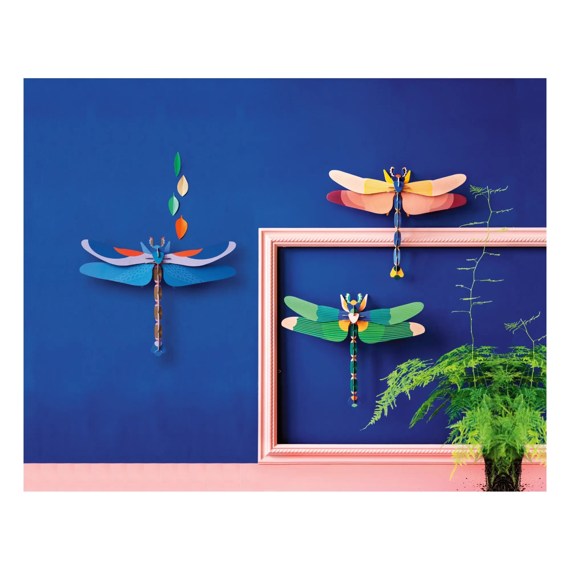 Studio Roof - Dragon Fly Duvar Dekoru | Mavi