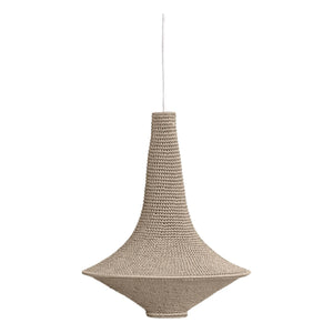 Hamimi - Wahad Crochet Pendant | Dark Beige