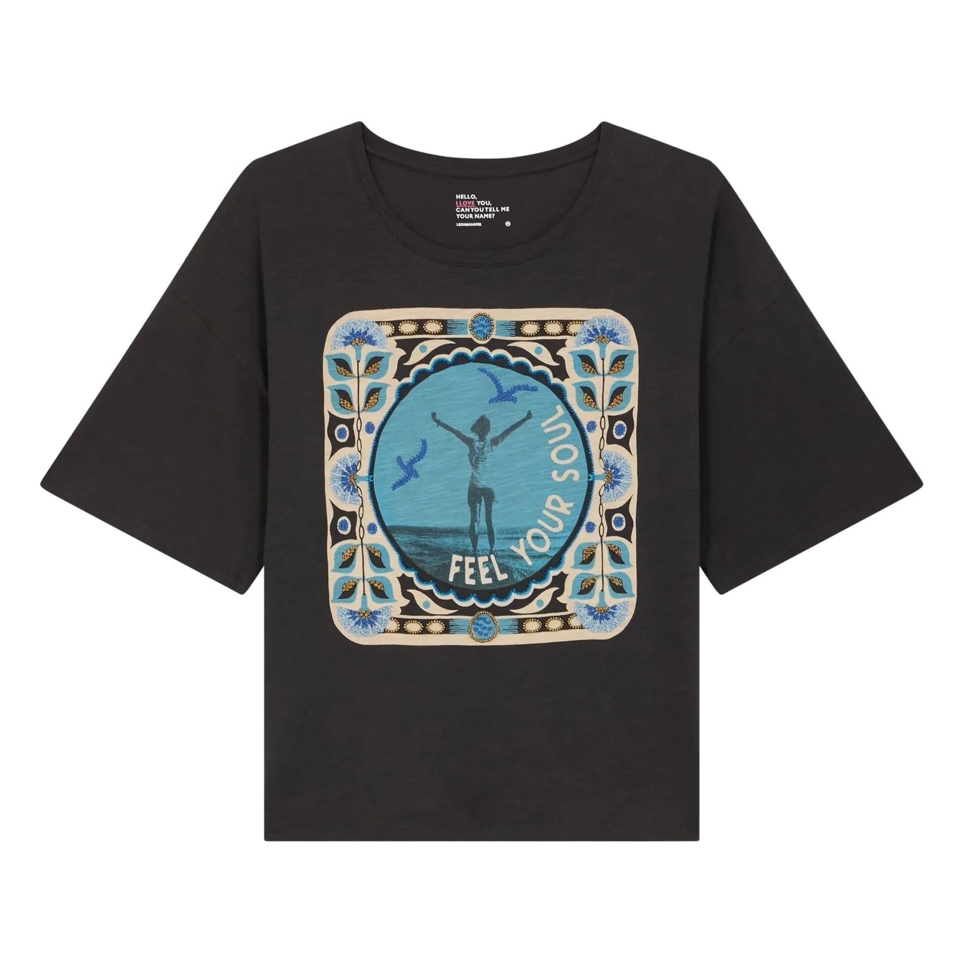 Leon & Harper - Soul T-Shirt Organic Cotton | Black