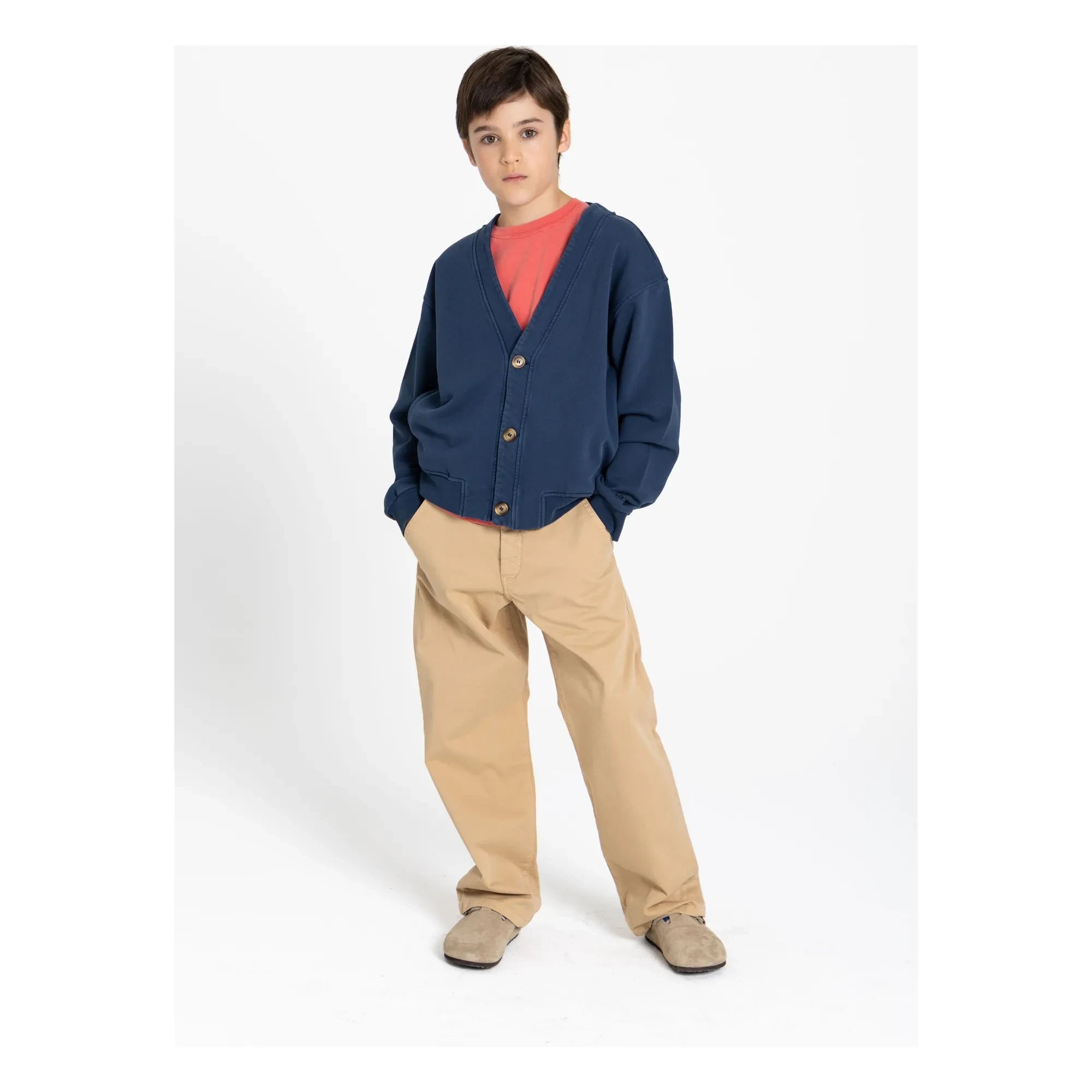 Smallable Kid - Ostmark Organic Cotton Cardigan | Night Blue
