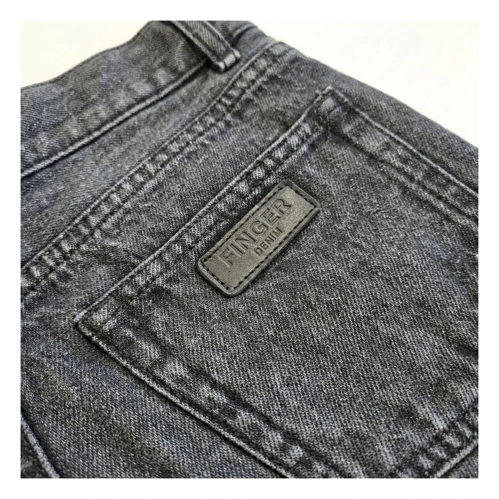 Finger in the nose - Denim Eva şort | Denim gri