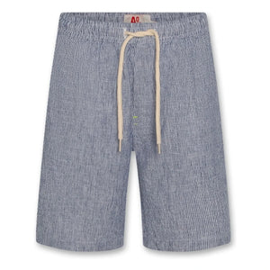 AO76 - Lego Striped Linen Shorts | Blue