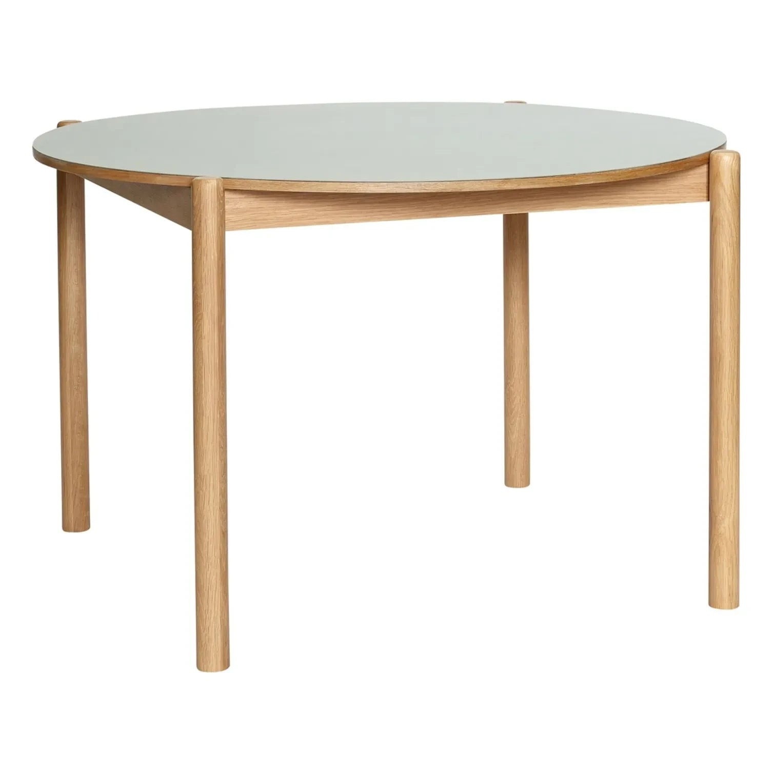 Hübsch - Oblique Round Dining Table | Light Gray