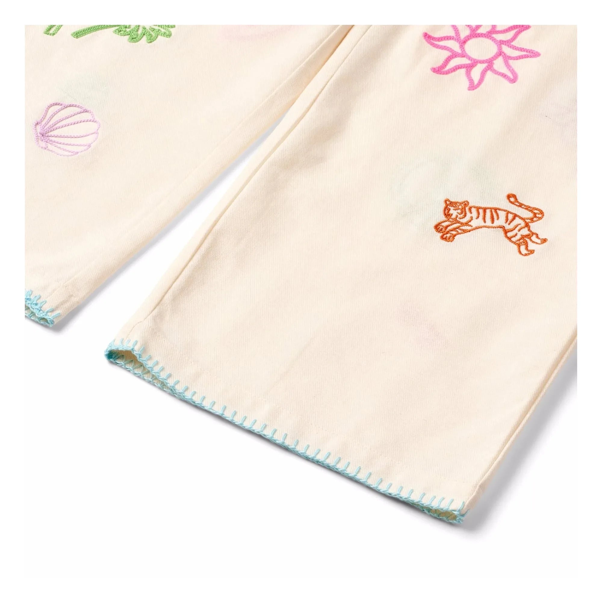 Molo - Alfie Minis Doodles Pants | Ecru