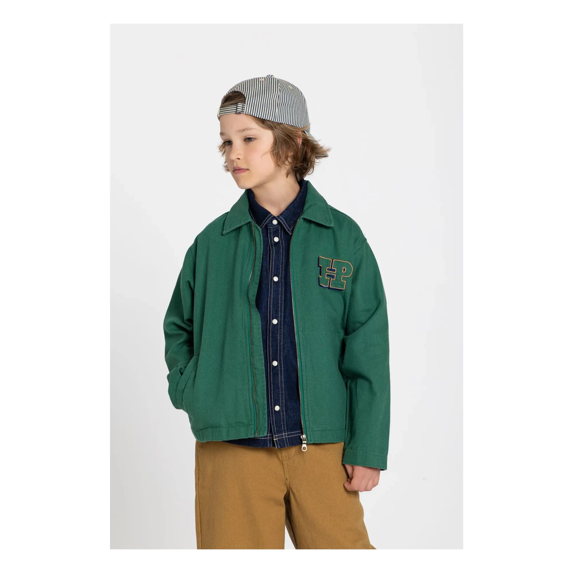 Hundred Pieces - Clock Blazer | Emerald Green