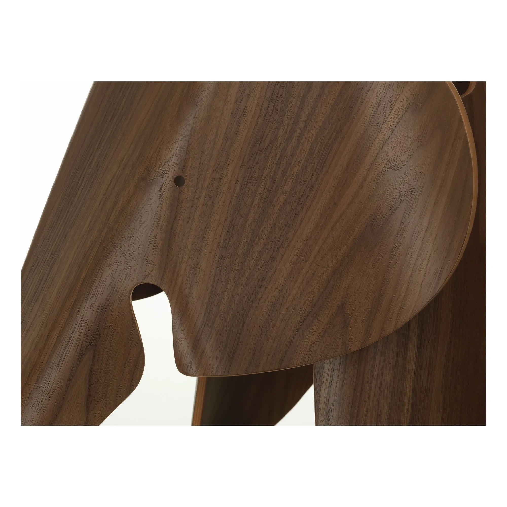 Vitra - Eames fil taburesi | Koyu ahşap