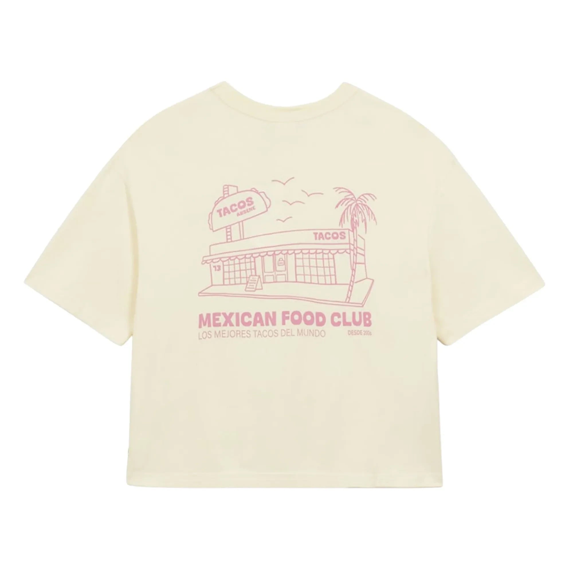 a.p - Mexican Cuisine Organic Cotton T-Shirt | Ivory