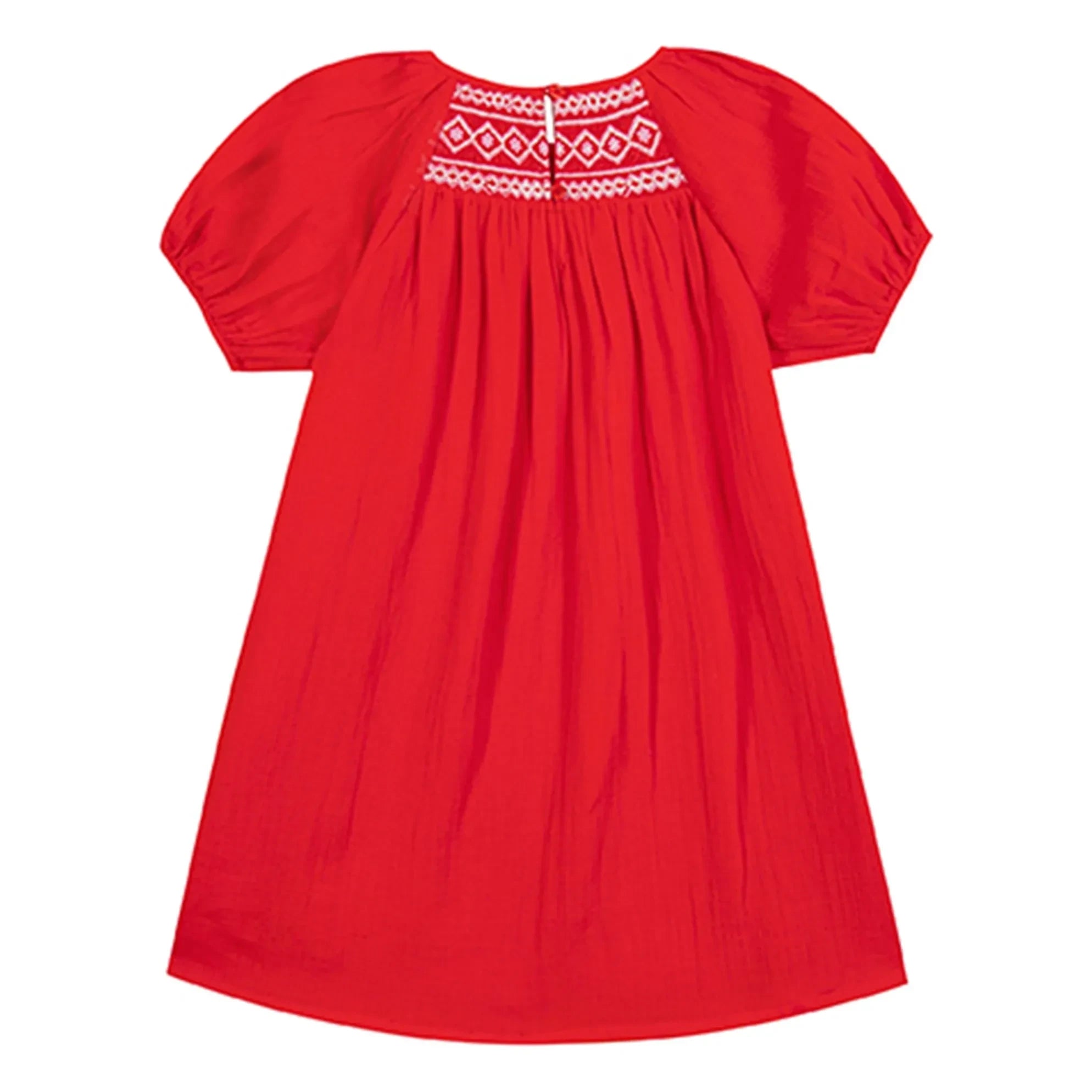 Bonton - Nala Gathered Dress | Vermilion