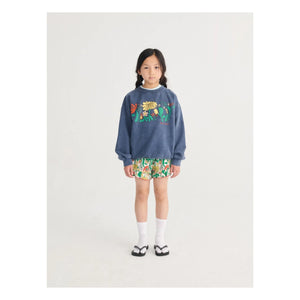 Bobo Choses - Herbalist organik pamuklu sweatshirt | Lacivert
