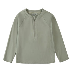 Petit Lem - Textured UV protection T-shirt Recycled fibre | Khaki