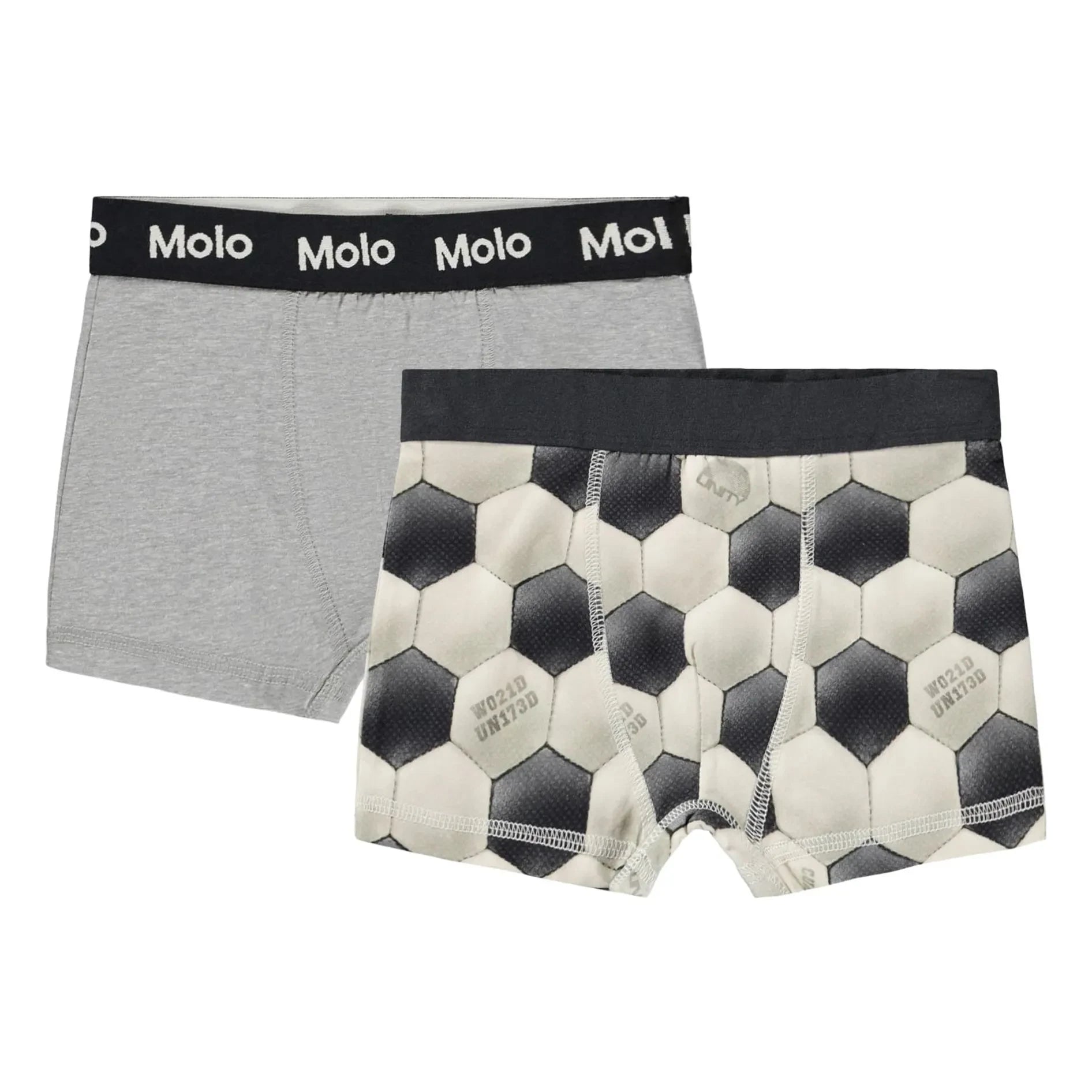 Molo - 2'li Justin Organik Pamuklu Futbol Boxer Briefs | Gri
