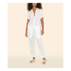 Xirena - Draper Cotton Poplin Pants | White