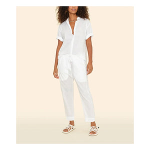 Xirena - Draper Cotton Poplin Pants | White