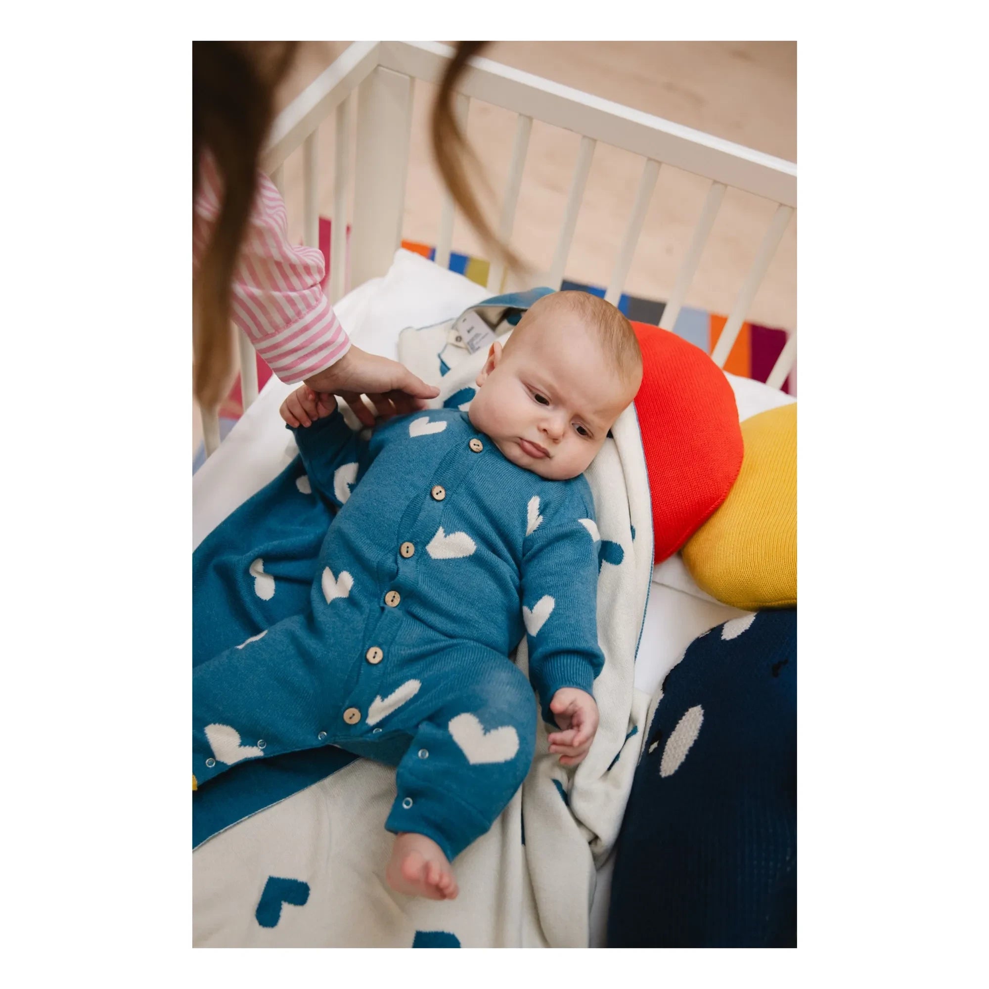 Bayiri - Cute Organic Cotton Romper | Blue