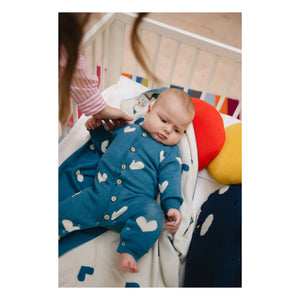 Bayiri - Cute Organic Cotton Romper | Blue