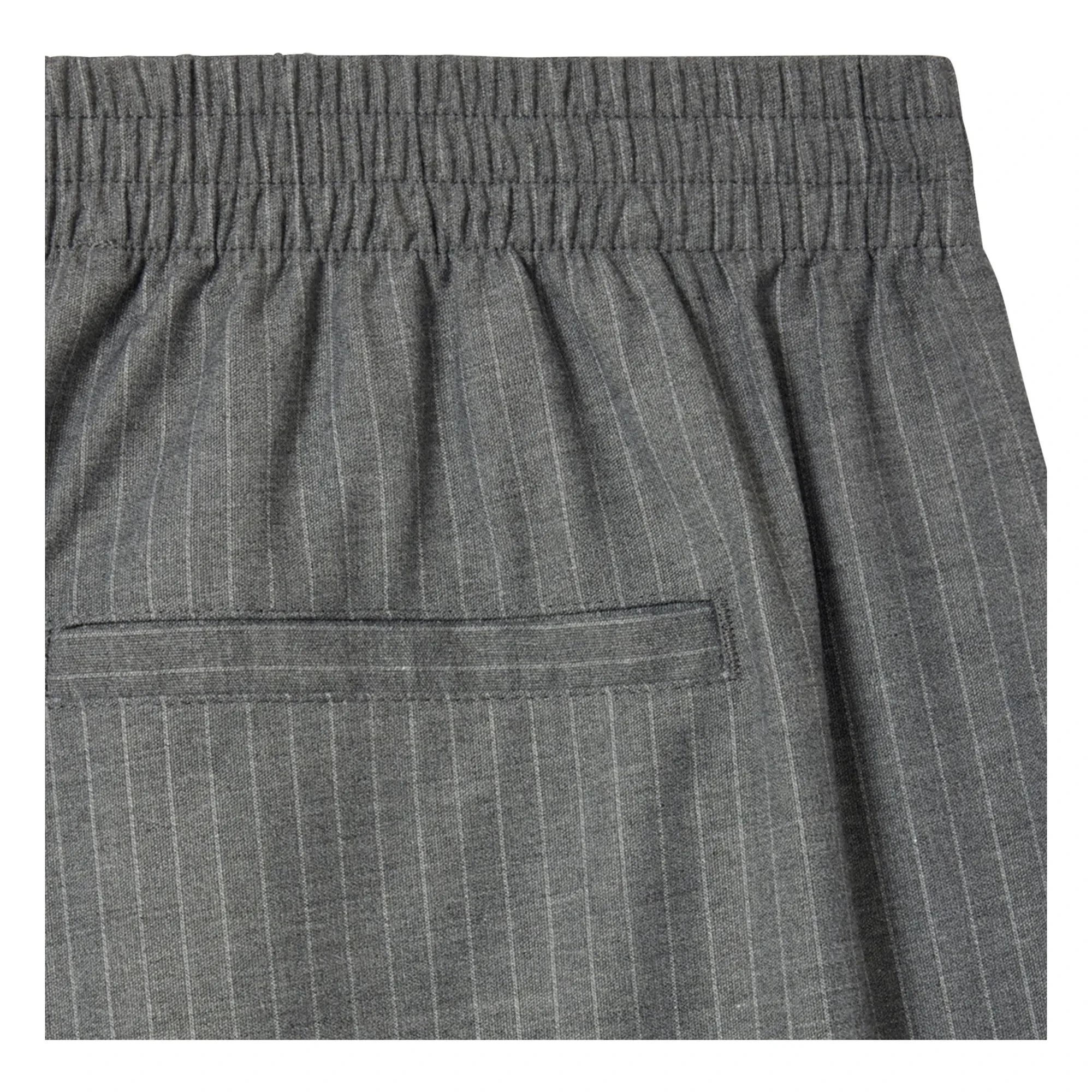 American Vintage - Striped Shorts | Heather Gray