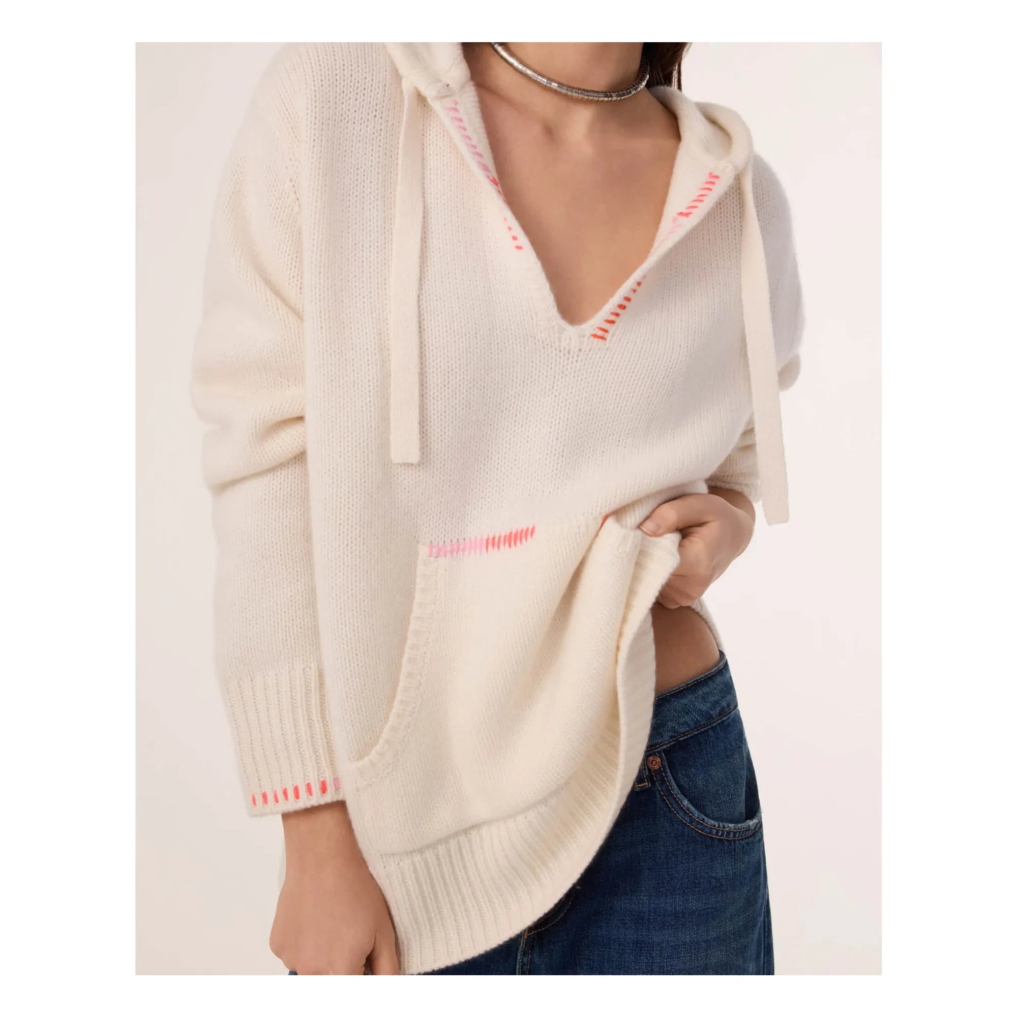 Kujten - Solmar Cashmere Sweater | White