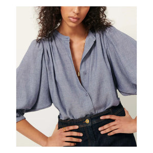 Sessùn - Striped Blouse | Blue