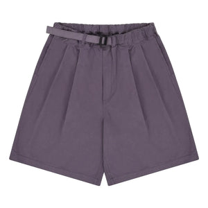 Kappy - Short Double-Pleated Wide | Purple