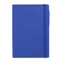 Legami - Notebook with Blank Pages and Monochrome Soft Cover - Eclectic Blue - My Notebook