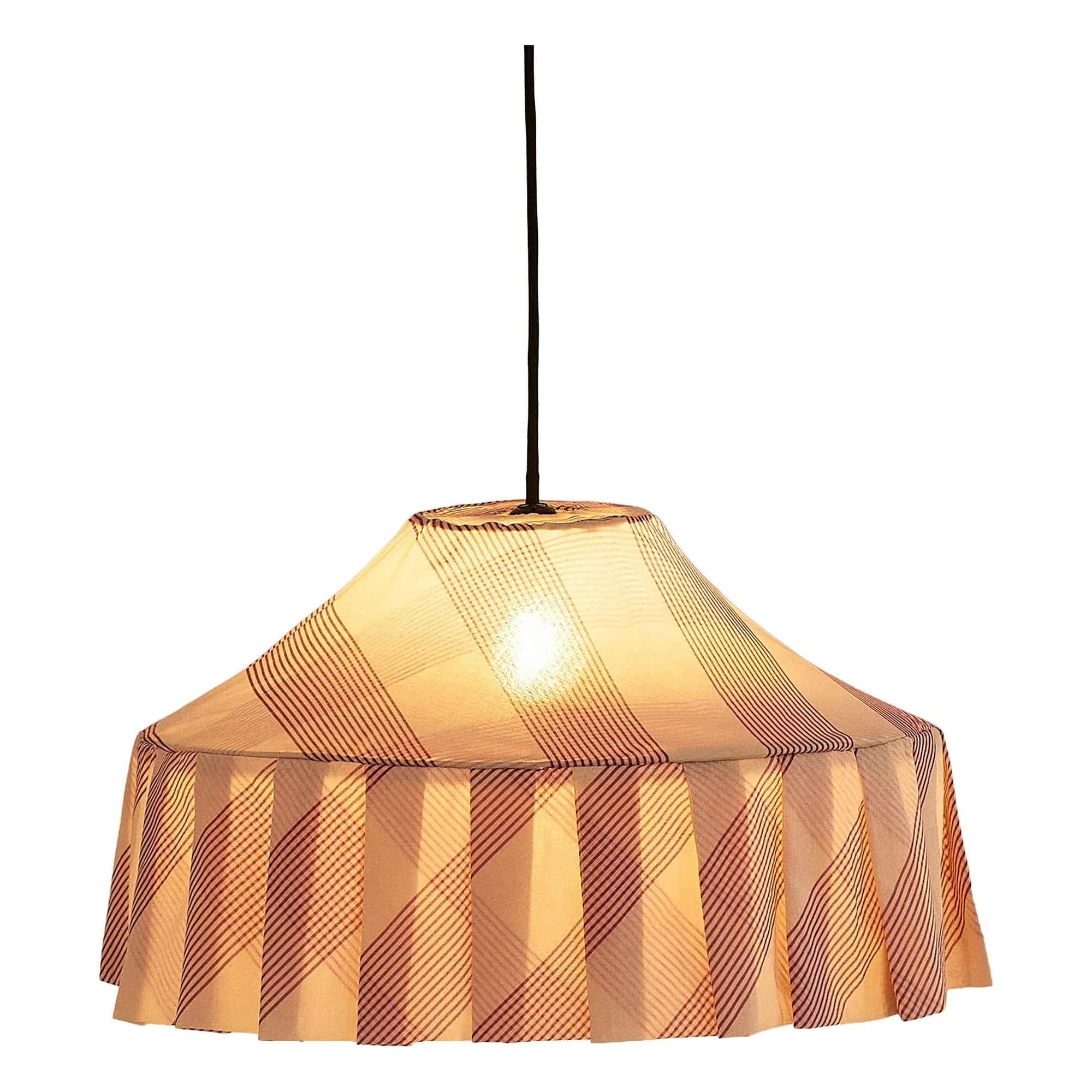 Nobodinoz - Nicole Striped Lampshade | Lilac
