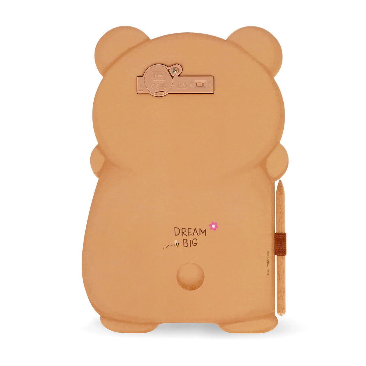 Legami - Teddy Bear Portable LCD Drawing Board in Cardboard - Magic Sketch Board