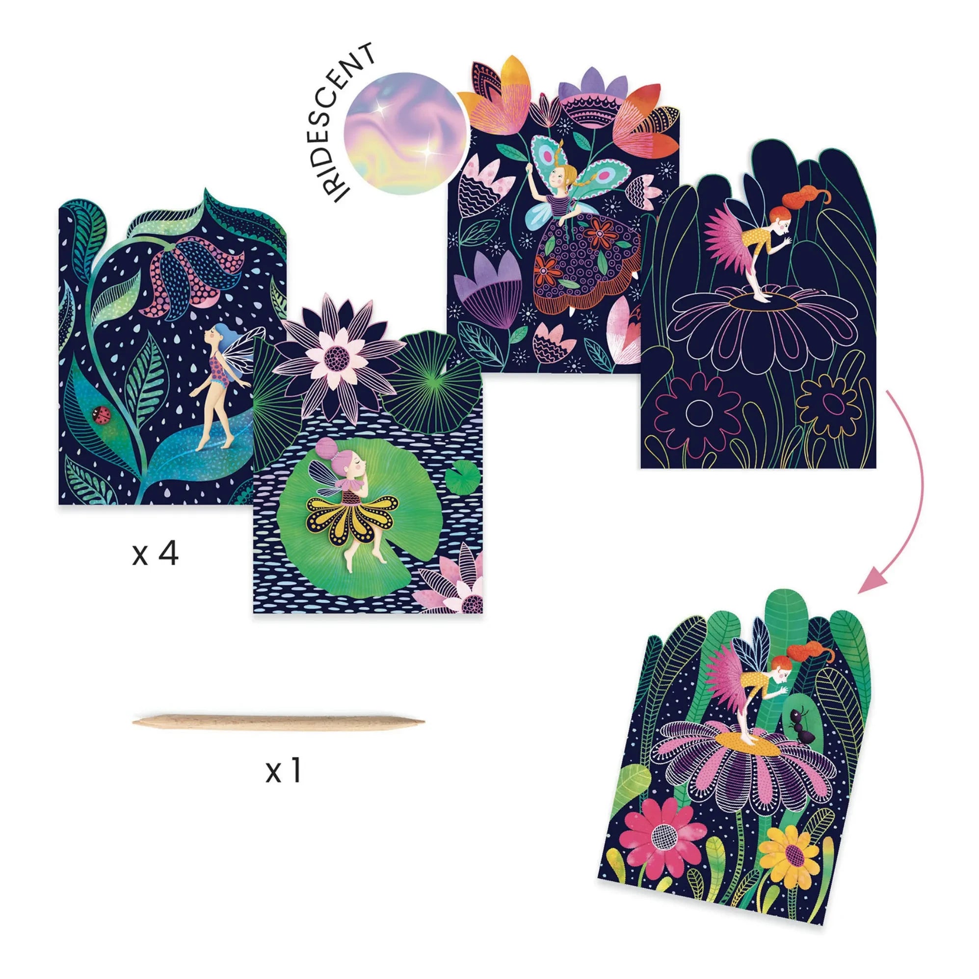 Djeco - Fairy Multi-purpose Activity Box